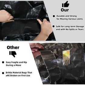 GONGKANGYUAN 91L bags folded flat for compact storage in drawers.