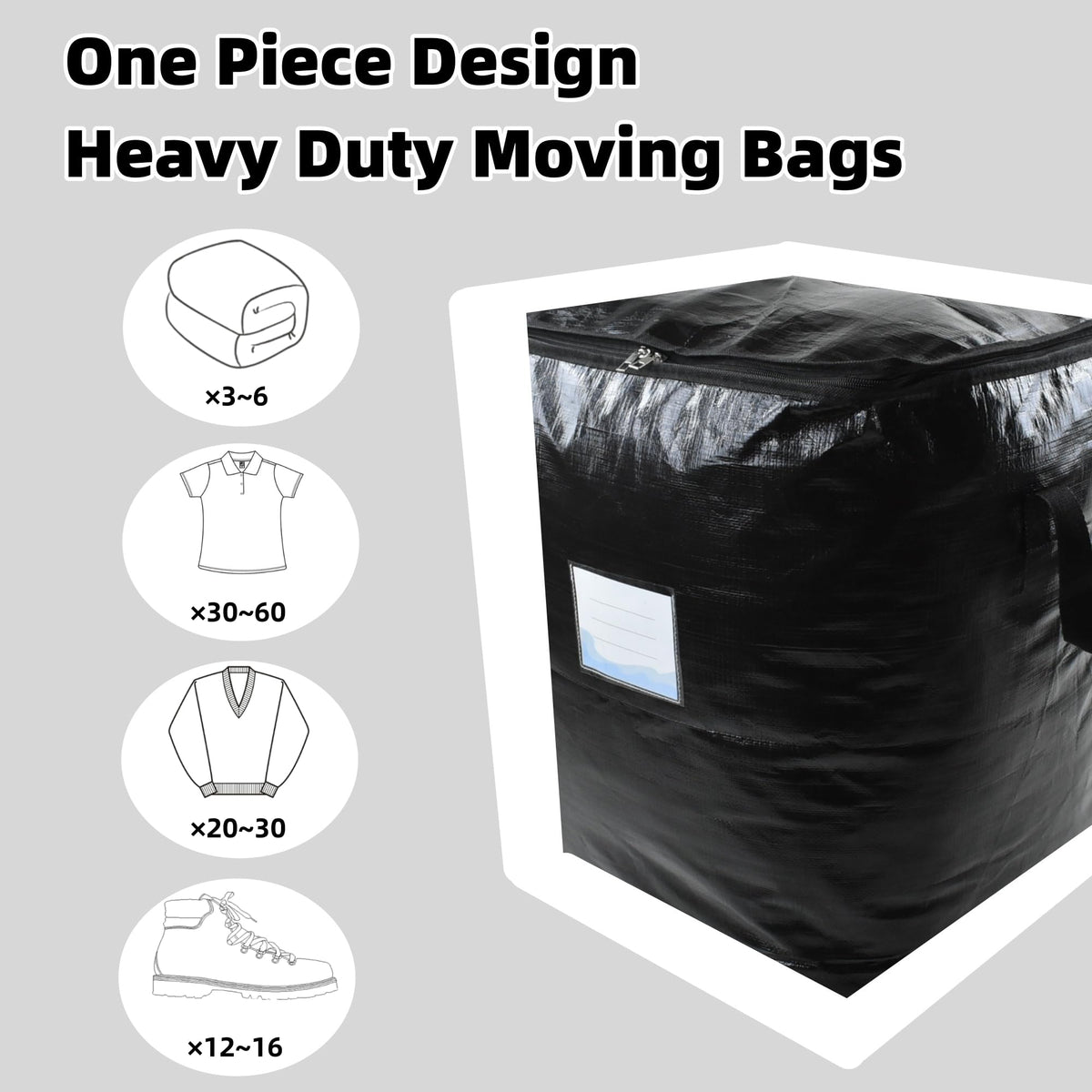 GONGKANGKANGYUAN 91L bag material is waterproof and tear-resistant.