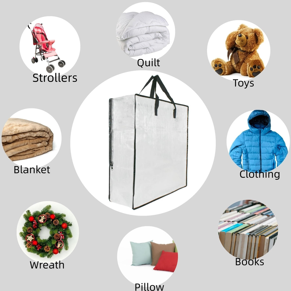 GONGKANGYUAN foldable bags save space by stacking and tucking away when not in use.