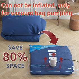 GONGSHI organized closet scene with vacuum bags