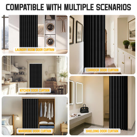 Gonnrly bedroom use: versatile door curtain for better room control.