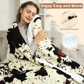 Goocoz heated twin blanket on bed offers plush warmth for restful nights.