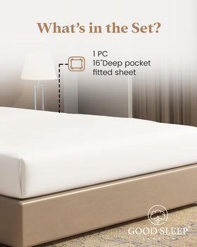 Good Sleep Bedding 1000TC Egyptian cotton weave showing premium breathability and comfort.