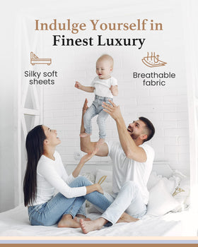 Good Sleep Bedding sateen weave Egyptian cotton offers silky-smooth hotel-like comfort.