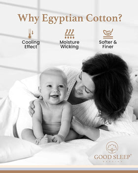 Good Sleep Bedding snug-fit pillowcase keeping pillow secure through the night.