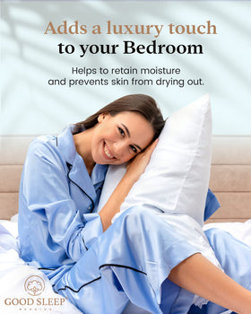 Close-up of tight stitching on Good Sleep Bedding pillow cases for durability