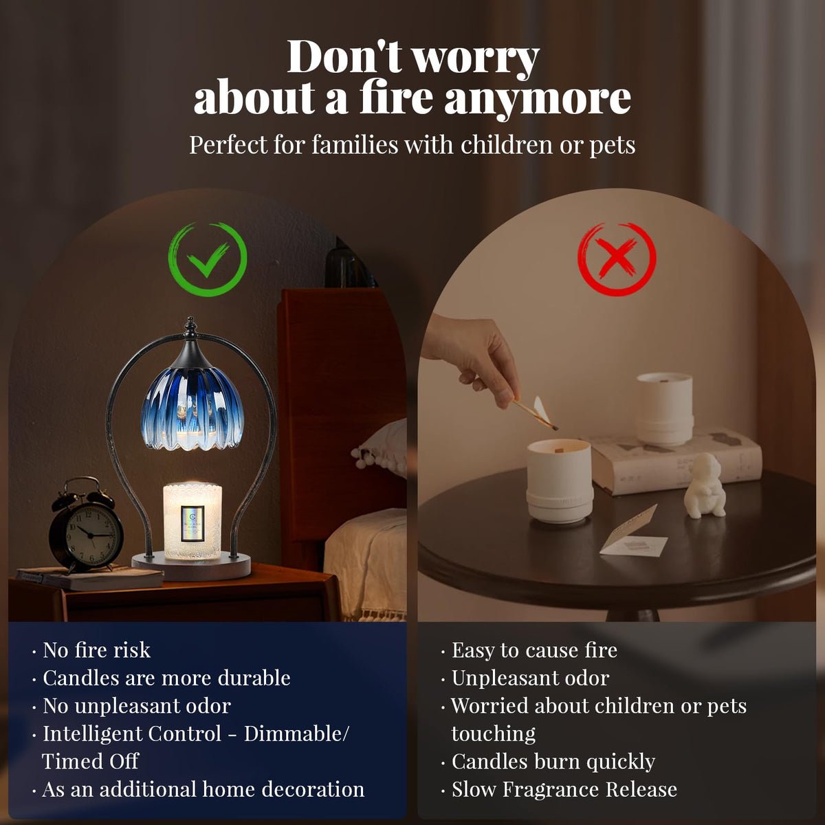 GOODBUY Candle Warmer Lamp gift-packaging scene emphasizes ready-to-gift presentation.