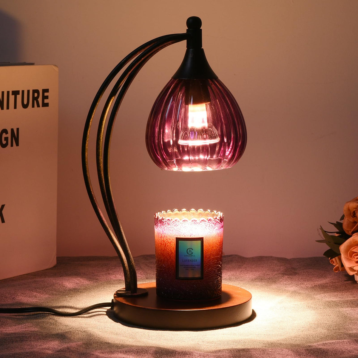 GOODBUY candle warmer lamp ornate design adds decorative flair to living rooms