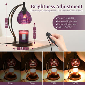 GOODBUY candle warmer lamp top-down heat provides flame-free aroma release
