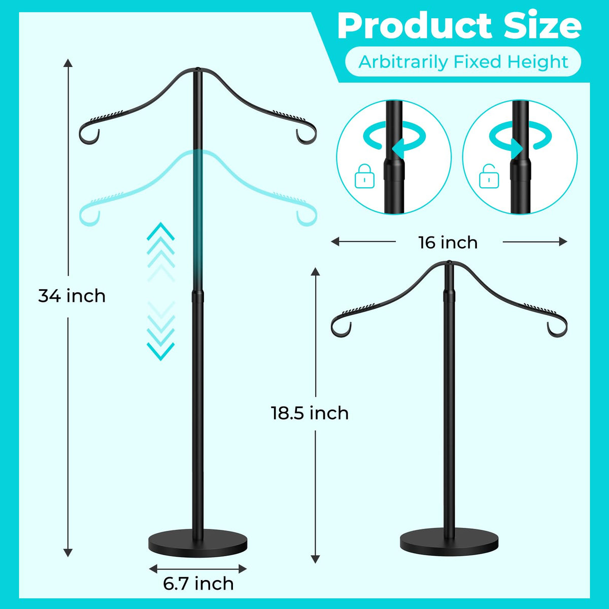 Goodniu dress form stand with ergonomic design preserves garment shape