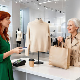 Goodniu shoulder-curve feature helps maintain natural garment silhouette