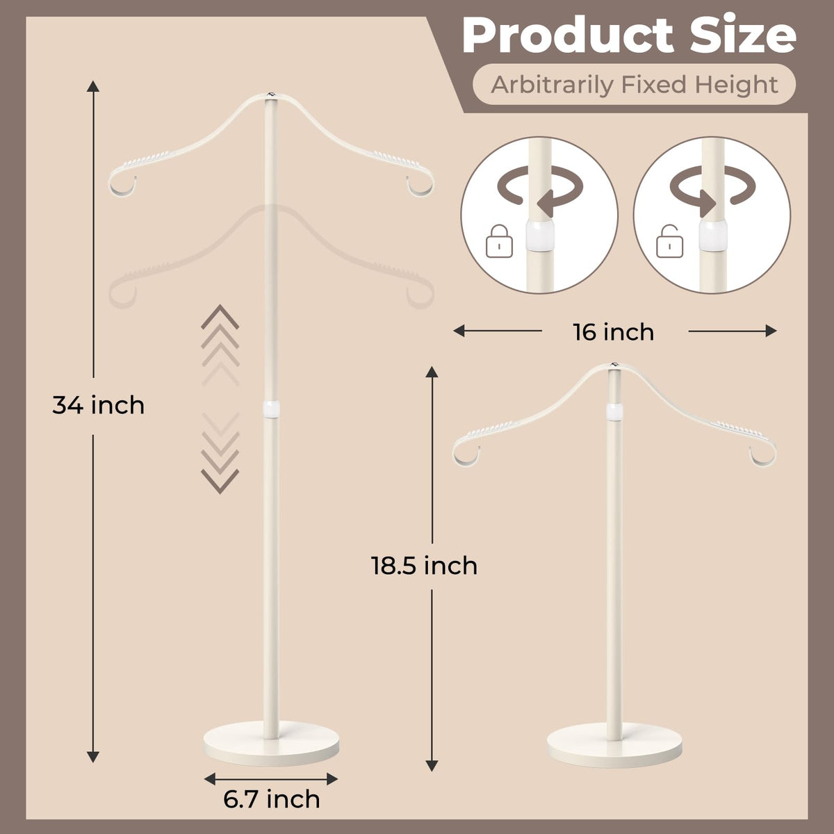 Goodniu shoulder-pad design preserves garment shape during display.