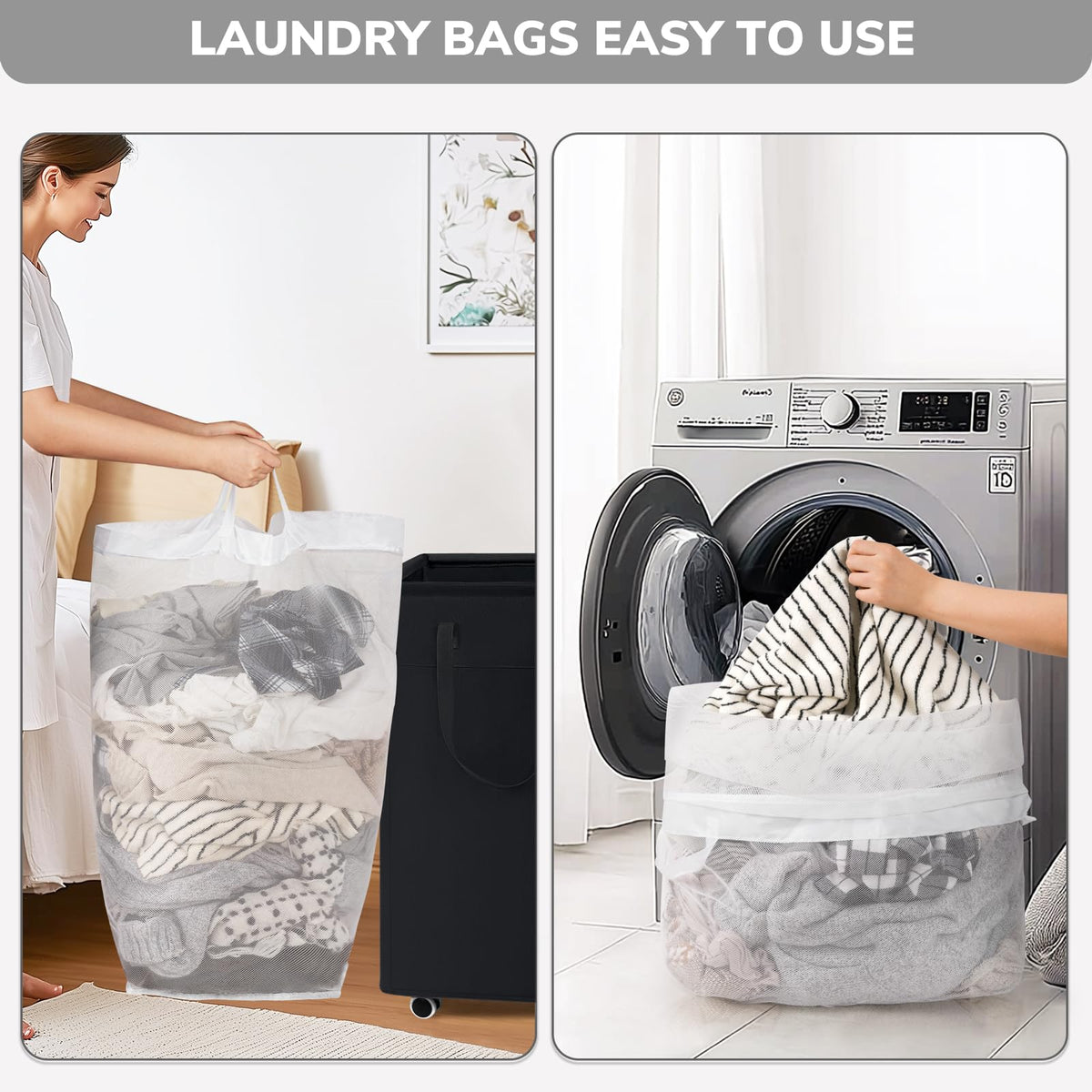 Goodpick 75L capacity offers ample storage for daily outfits and laundry needs.