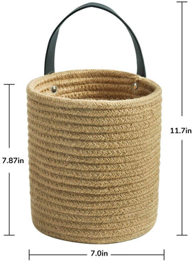 Goodpick jute rope basket for kitchen storage and lightweight organization.