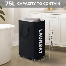 Goodpick collapsible frame keeps the hamper compact when not in use