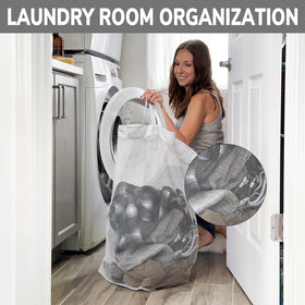 Goodpick laundry hamper keeps clothes organized for bedrooms and closets.