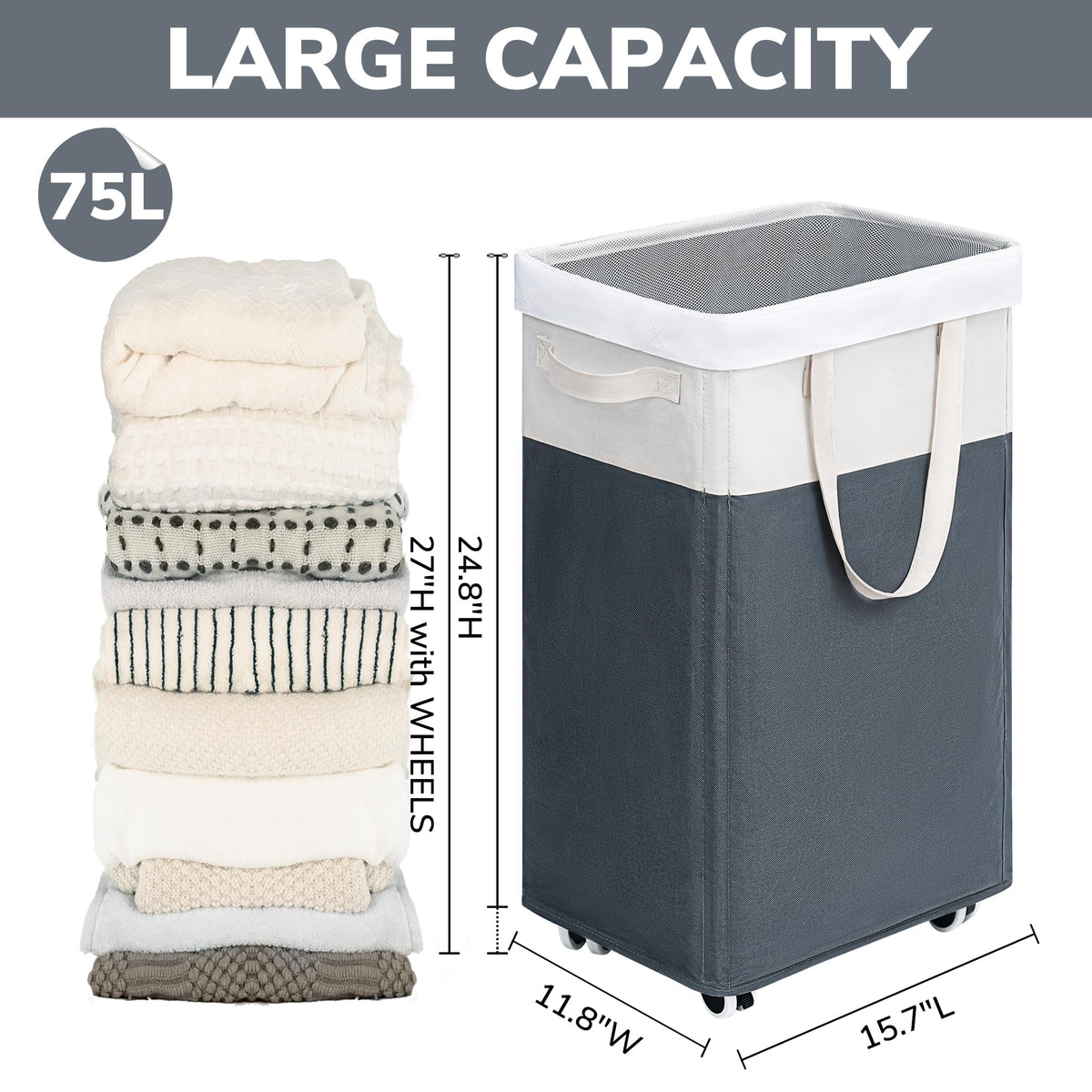 Goodpick removable mesh bag suitable for machine washing and easy cleaning.