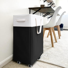 Goodpick smooth wheels glide across floors for effortless movement.