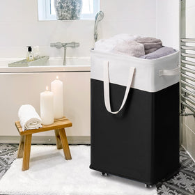 Goodpick sturdy metal frame provides tall, balanced support for transport.