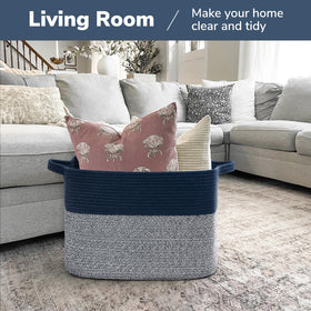 Goodpick toy storage basket with handles ideal for quick tidy in nursery