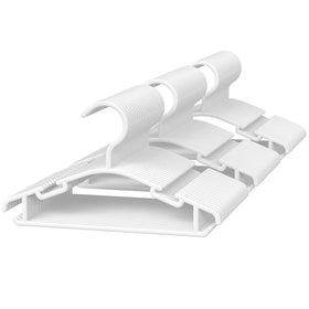GoodtoU Hangers in use on a mini wardrobe for tidy outfits.