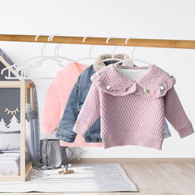 GoodtoU hangers fit standard closet rods up to 1.57 inches.