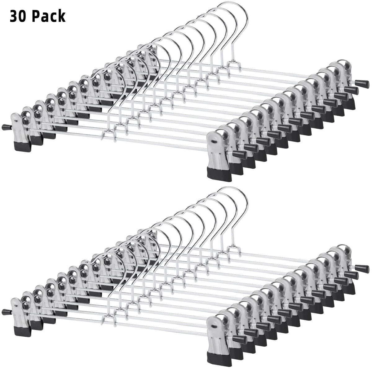 GoodtoU closet organization idea with easy clip adjustments