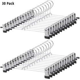 GoodtoU closet organization idea with easy clip adjustments