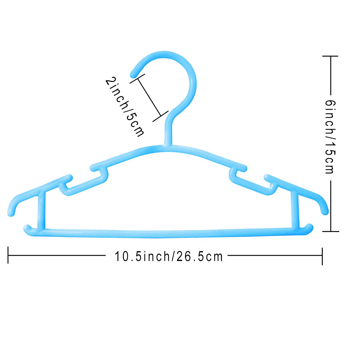 GoodtoU non-slip hangers with notches keep garments secure and in place