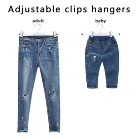 GoodtoU hangers with strong grip clips hold jeans securely