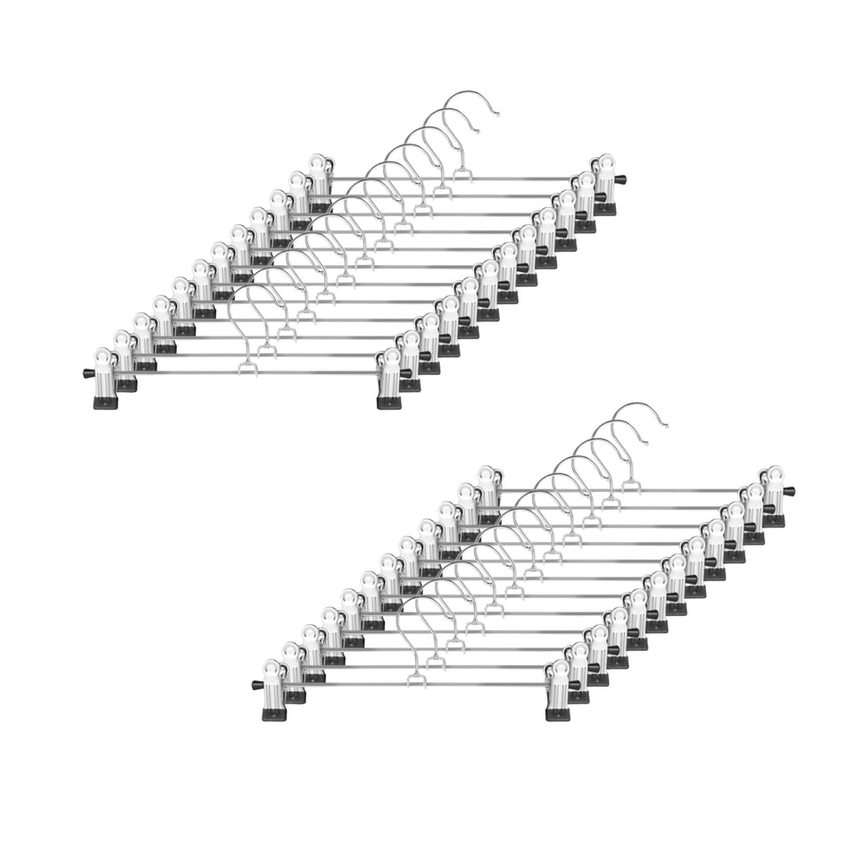 GoodtoU pants hangers with clips 24-pack for heavy garments.