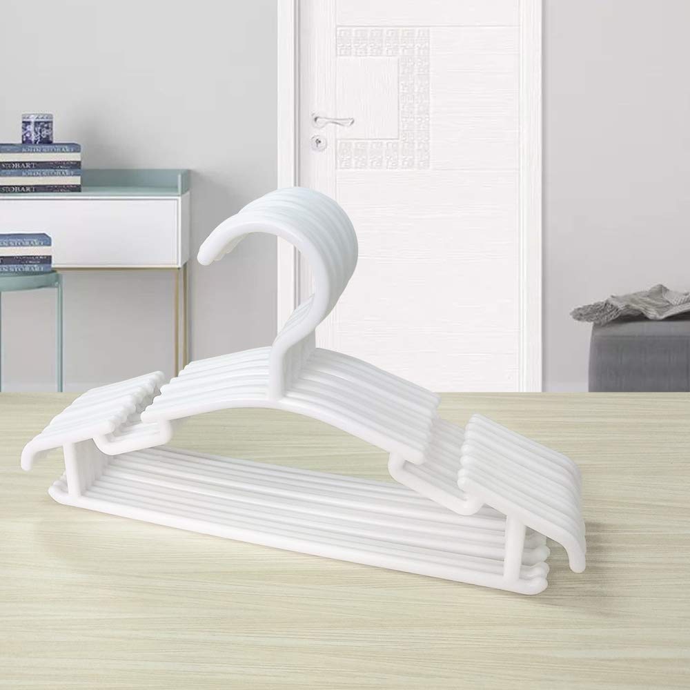 GoodtoU toddler hangers designed to support a range of small clothing items.