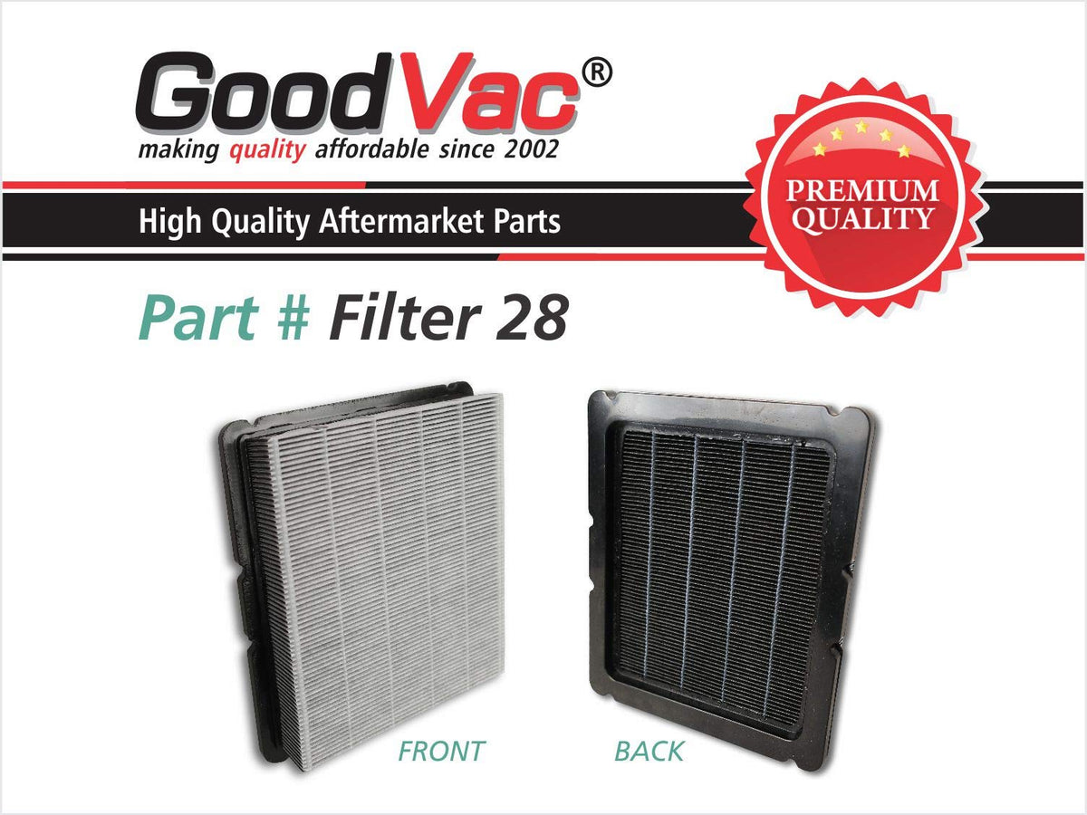 GoodVac replacement filter for Rainbow SRX, compatible with OEM T1011