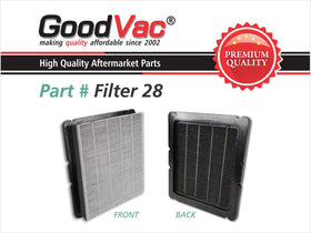 GoodVac replacement filter for Rainbow SRX, compatible with OEM T1011