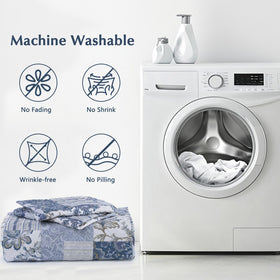 GOONE XL King Quilt Set is easy to care for with machine washability.