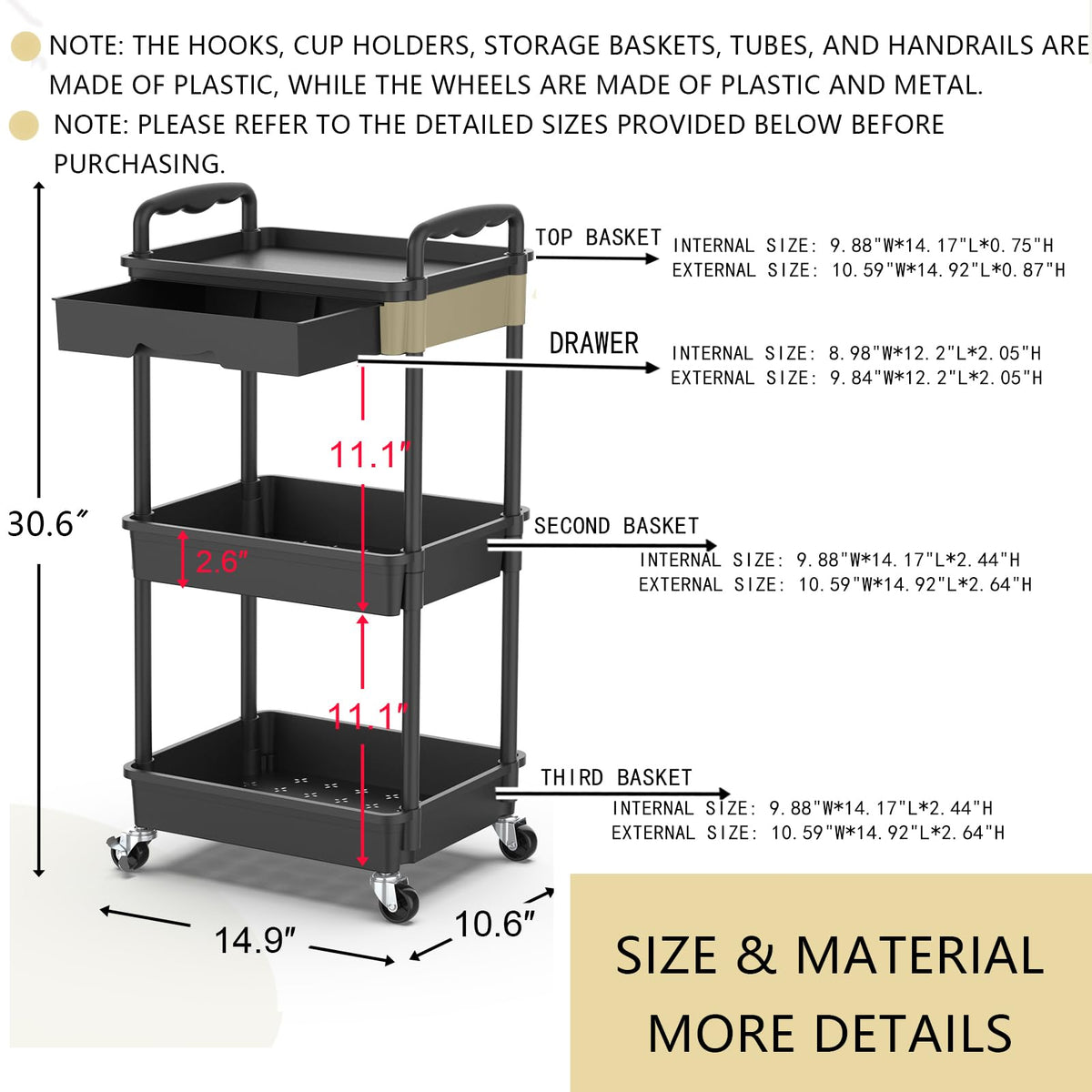 Goovilla customizable shelf configurations for flexible storage