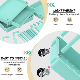 Goovilla durable plastic construction resists rust and is lightweight