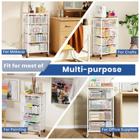 Goovilla kitchen cart with rust-resistant coating designed for busy spaces.