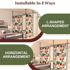 Goovilla room divider no-drill design protects walls while redefining layouts