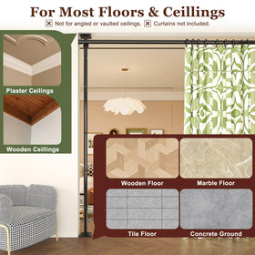 Goovilla room divider I-shaped config for straightforward space separation