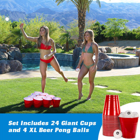 GoPong durable PS plastic construction withstands games with careful handling.