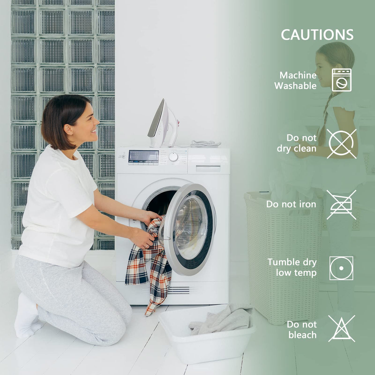 GOPOONY machine washable design makes maintenance easy.