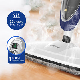 GorFanty steam mop chemical-free cleaning with high-temp steam for safer floors