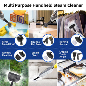 GorFanty handheld attachments for corners, windows, and grout lines.