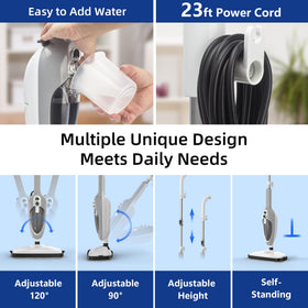GorFanty 20-second heat-up feature speeds up daily cleaning routines.
