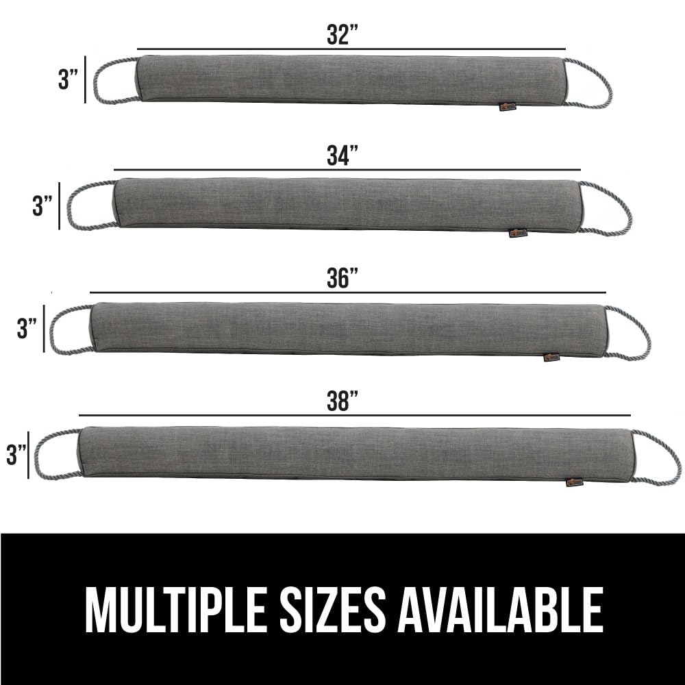 36-inch length provides comprehensive coverage for standard doors