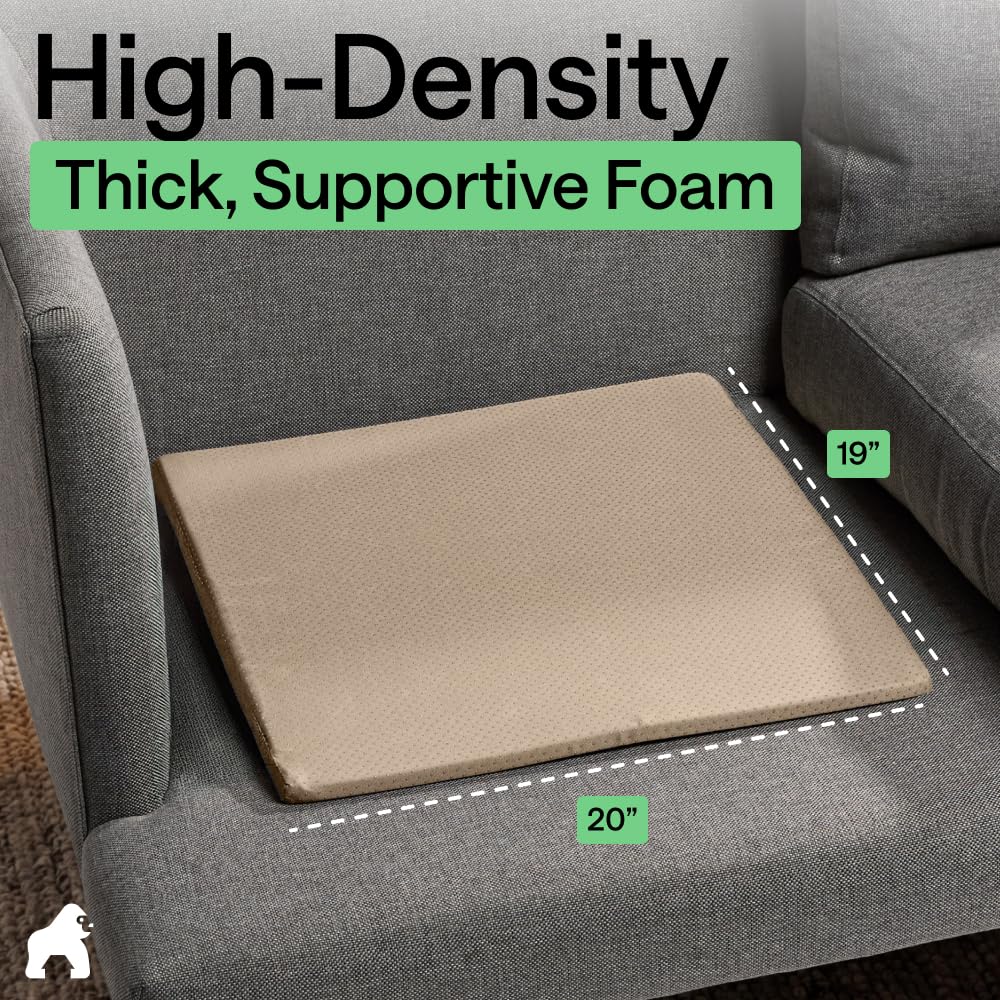 Gorilla Grip 40D high density foam adds structured, durable cushioning