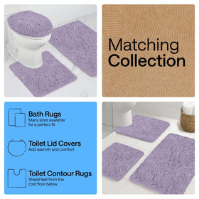 Gorilla Grip bath rug 36x24, coordinates with chenille collection for cohesive decor
