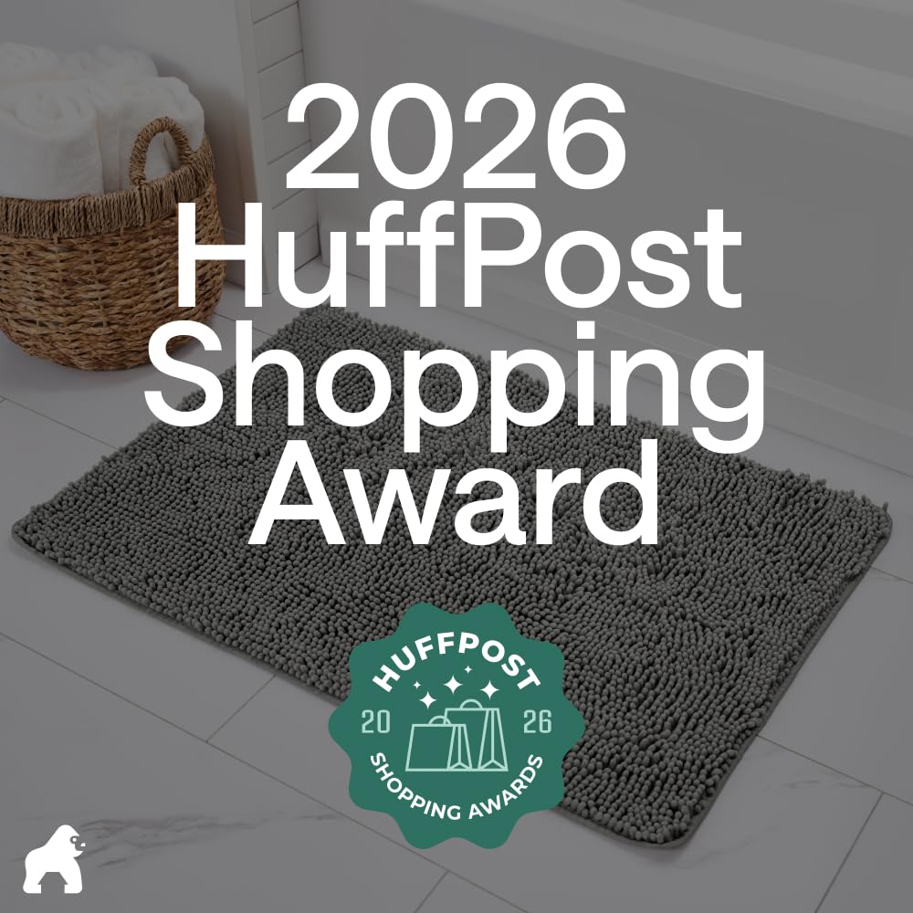GORILLA GRIP fade-resistant rug withstands frequent washing
