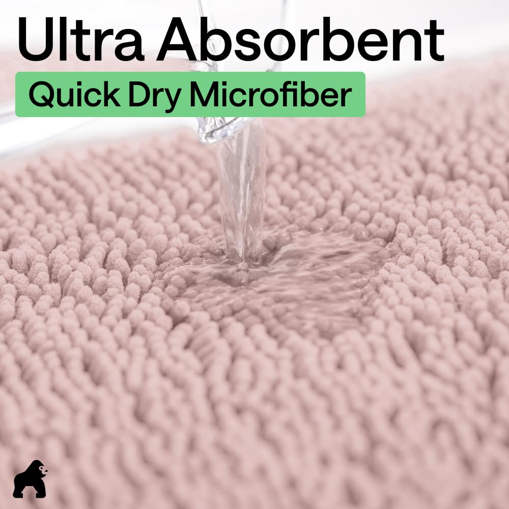 GORILLA GRIP fast-drying microfiber dries quickly after use.